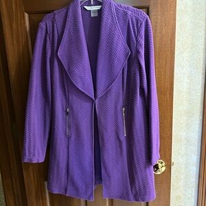 Peter Nygard Women’s Purple Jacket, Size 10